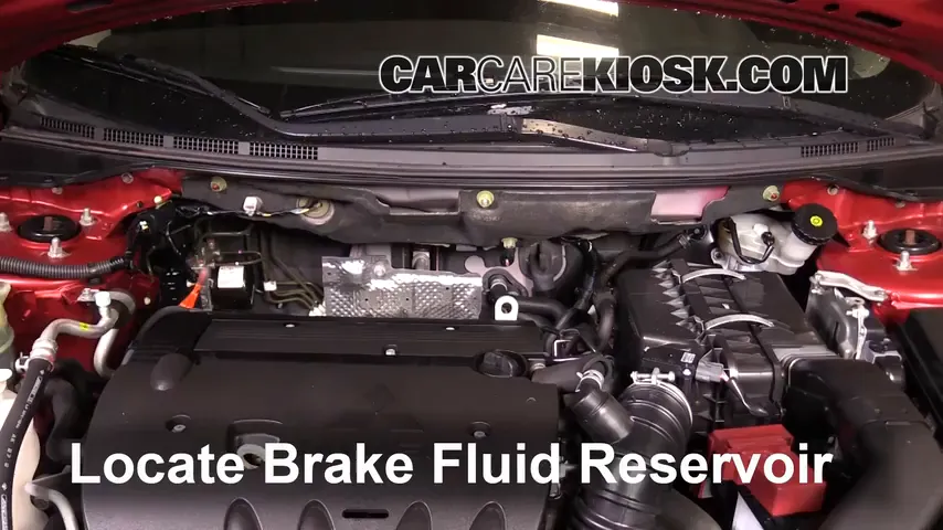 2012 Mitsubishi Lancer SE 2.4L 4 Cyl. Brake Fluid